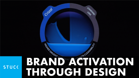 Brand activation through design — Crizal’s lens performance made visible through design